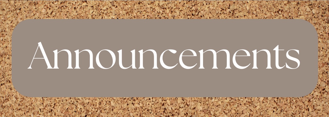 Annoucements - 1 Annoucements - 1